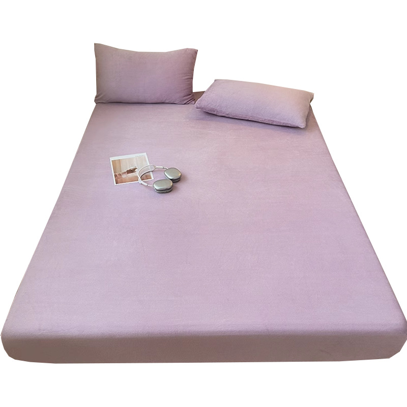 Cama de invierno de leche de camisa de una sola pieza Simmons colchón cubierta de cama gruesa cubierta dormitorio de tres piezas 3