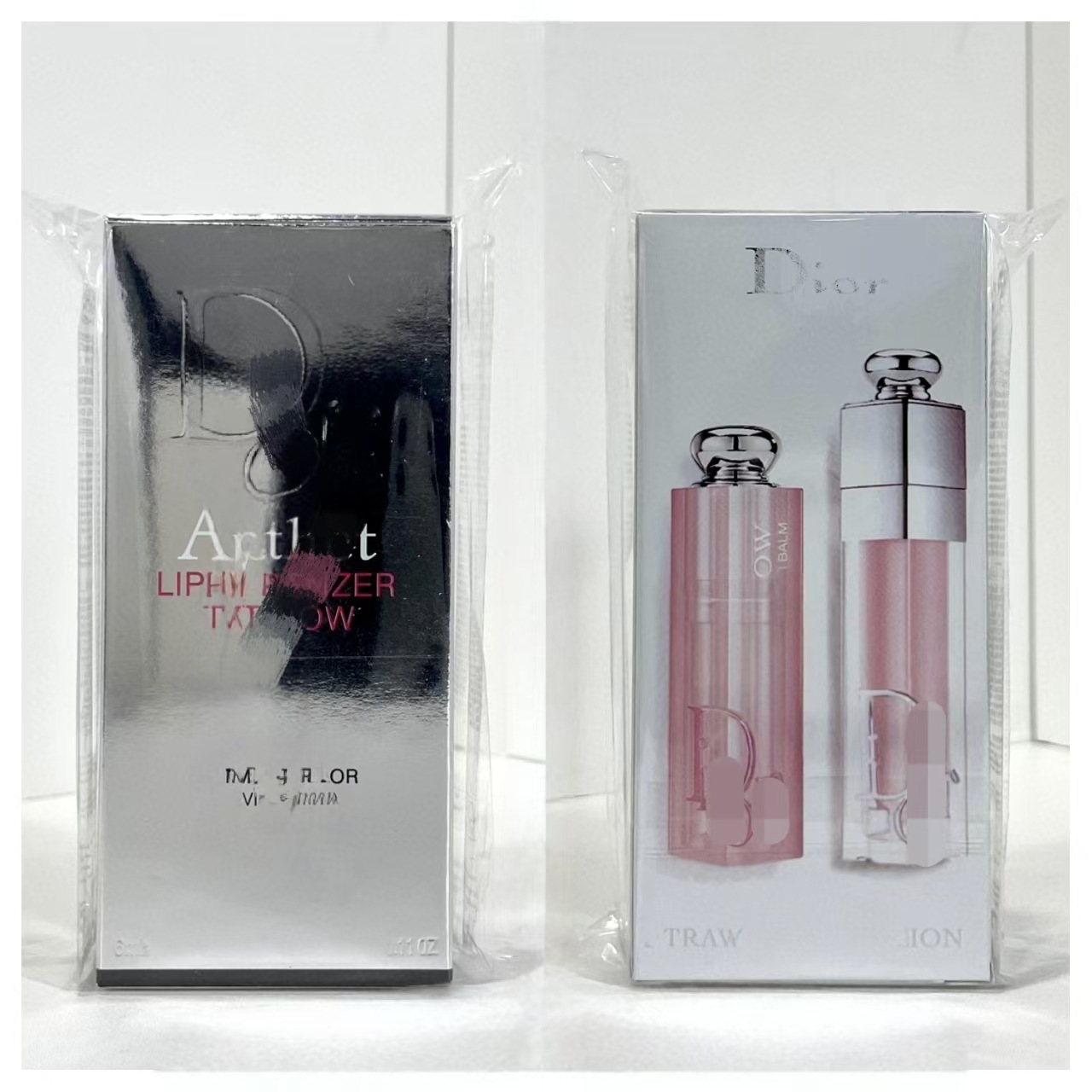 Kit de cuidado labial con bálsamo de color y hidratación, 3 piezas