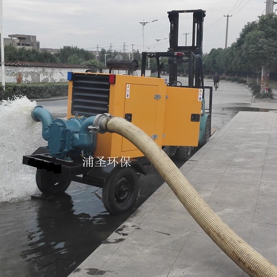 移动 排水车凸轮转子泵站应急排水泵站移动泵车移动抽水机组