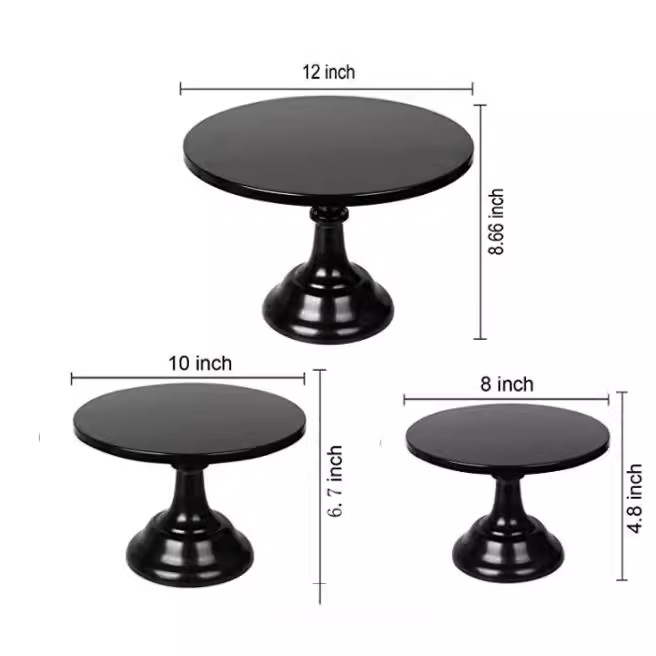 Estante de pastel de boda de hierro forjado, estante de exhibición de pastel de escuela secundaria baja, mesa de postres de boda, bandeja de pastel de props, conjunto de estante de pastel