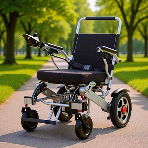 Yingkang 6016 elektrik əlil arabası, fırçasız motorlu, litium batareyalı, yüngül