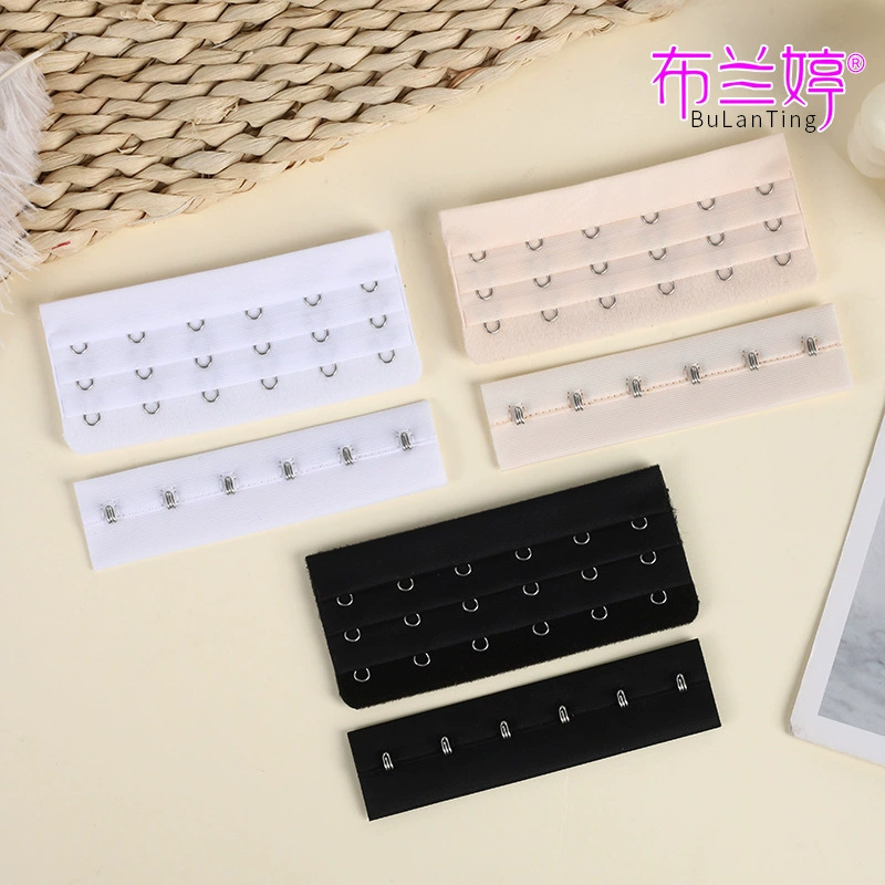 Трехрядный бюстгальтер с шестью пряжками, соответствующий тканевый крючок, пояс для живота, нижнее белье, пряжка на спине, пара пряжек для ремня, пара защитных ремней