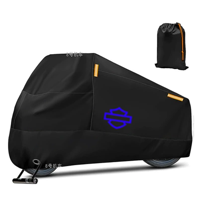 Sunshade, Rainproof, Dustproof, Car clothing - s-black-blue-logo
