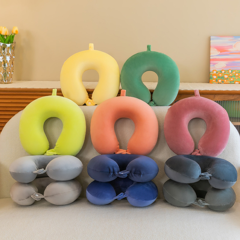 记忆棉U型枕颈椎枕旅行颈枕飞机汽车午睡枕头u型厂家批发加印logo