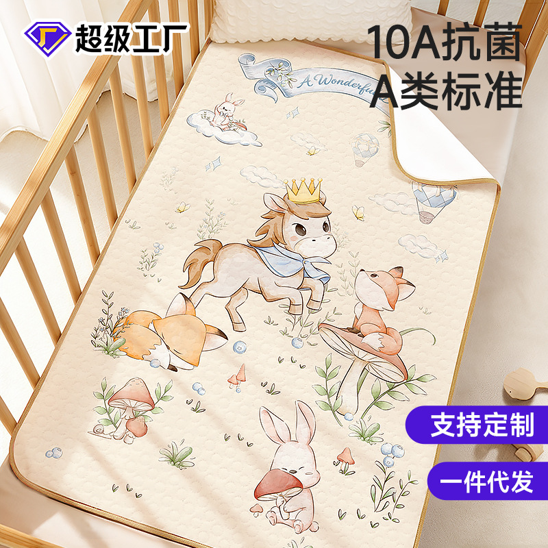 Diaper Pad Baby Type a Pure Cotton Thickeneded Baby Kidsren Washable Large Size Waterproof Pad Breathable Aunt Pad