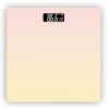 Gradient orange display weight scale