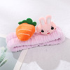 Cute three dimensional rabbit, headband for face washing, face mask, hair accessory