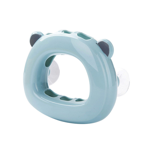 Wall-mounted toothbrush holder bathroom wall-mounted storage rack creative couple suction cup toothbrush barrel toothbrush holder wholesale