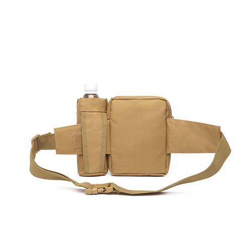 Outdoor running bag, military fan tactical water bottle bag, functional phone bag, hiking and cycling bag, wilderness bag for men