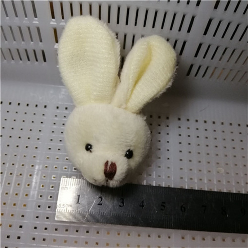 4cm m 흰 토끼 머리