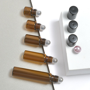 1ml2ml3ml5ml10ml roller ball bottle essential oil perfume sub-packaging glass empty bottle mini sample roller ball bottle