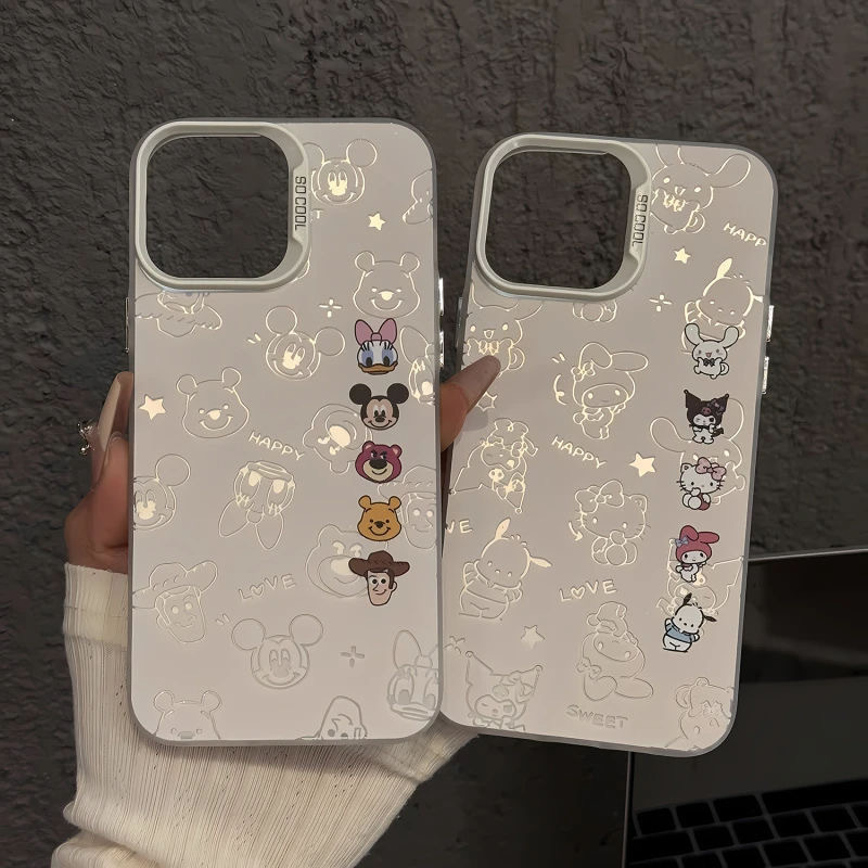 Sanrio Graffiti Suitable for Apple 17Promax Phone Case Iphone16Plus Anti-Drop 15 Cartoon 14/13