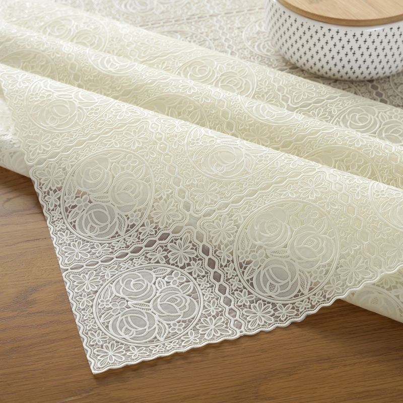 pvc tablecloth oil-resistant stain-resistant square tablecloth rectangular table mat wash-free plastic coffee table fabric
