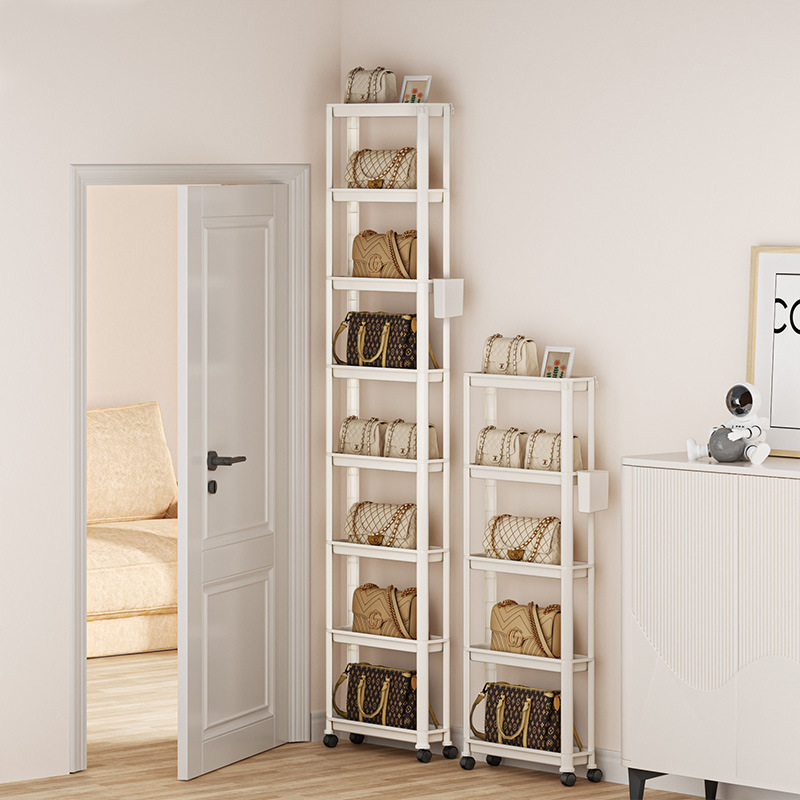 Bag Storage Artifact Home Bedroom Door Rear Storage Bag Rack Multi-layer Ultra-thin Storage Cabinet Large Capacity Door Rear Storage Rack