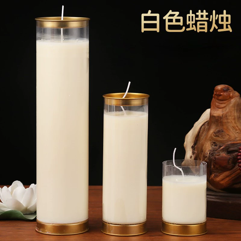 Ветрозащитная Бытовая красная и белая жертвенная свеча, свеча с выключением питания, длинная стержневая старомодная белая свеча для поклонения Предкам, белая свеча, лампа