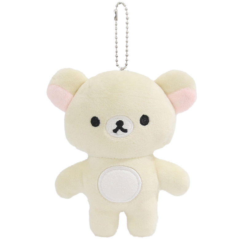 日本のかわいい漫画のクマのぬいぐるみペンダント人気の綿人形キーホルダーバッグペンダントカップルギフト|undefined