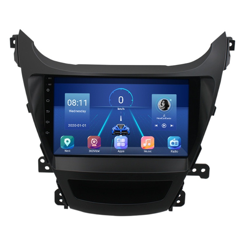 Aplicable a Hyundai 14-15 Elantra reproductor de navegación Android MP5 Radio 4 + 64 incorporado en Carplay