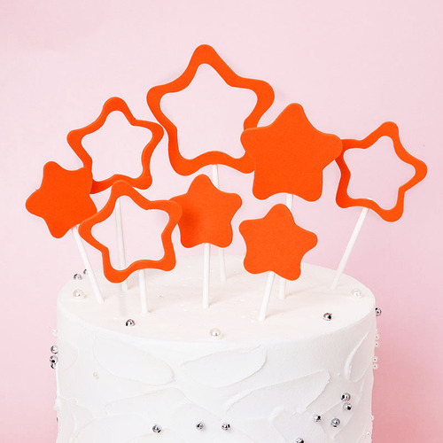 Mickey and Minnie Birthday Cake Decoration Set, First Month Baby Shower Cake Topper, Bakery Style Birthday Sweet Treat Party Accessory