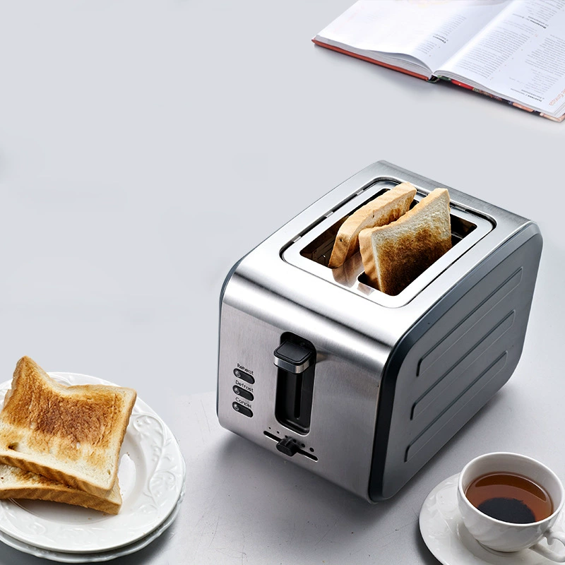 Seideltoor Toaster 304 stainless steel breakfast toaster home small automatic 2-slice bread smart oven