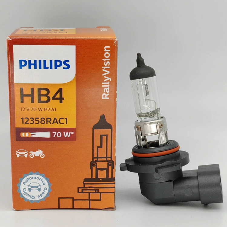 Philips HB4 9006 70W 12358RA P22d Высокая ваттная Автомобильная большая лампа ближнего света передняя противотуманная фара лампа