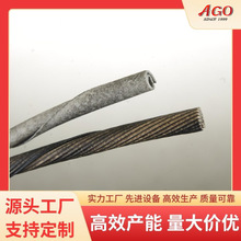 仿树皮肌理圆藤条斜纹螺旋塑料藤灯饰手工编织PE藤原材料支持定制