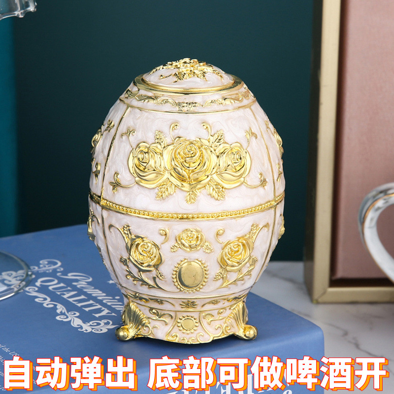 European-style toothpick holder for home, living room, and Instagram-inspired design—creative, automatic pop-up feature; perfect for KTVs, hotels, and restaurants, offering a touch of luxe elegance.