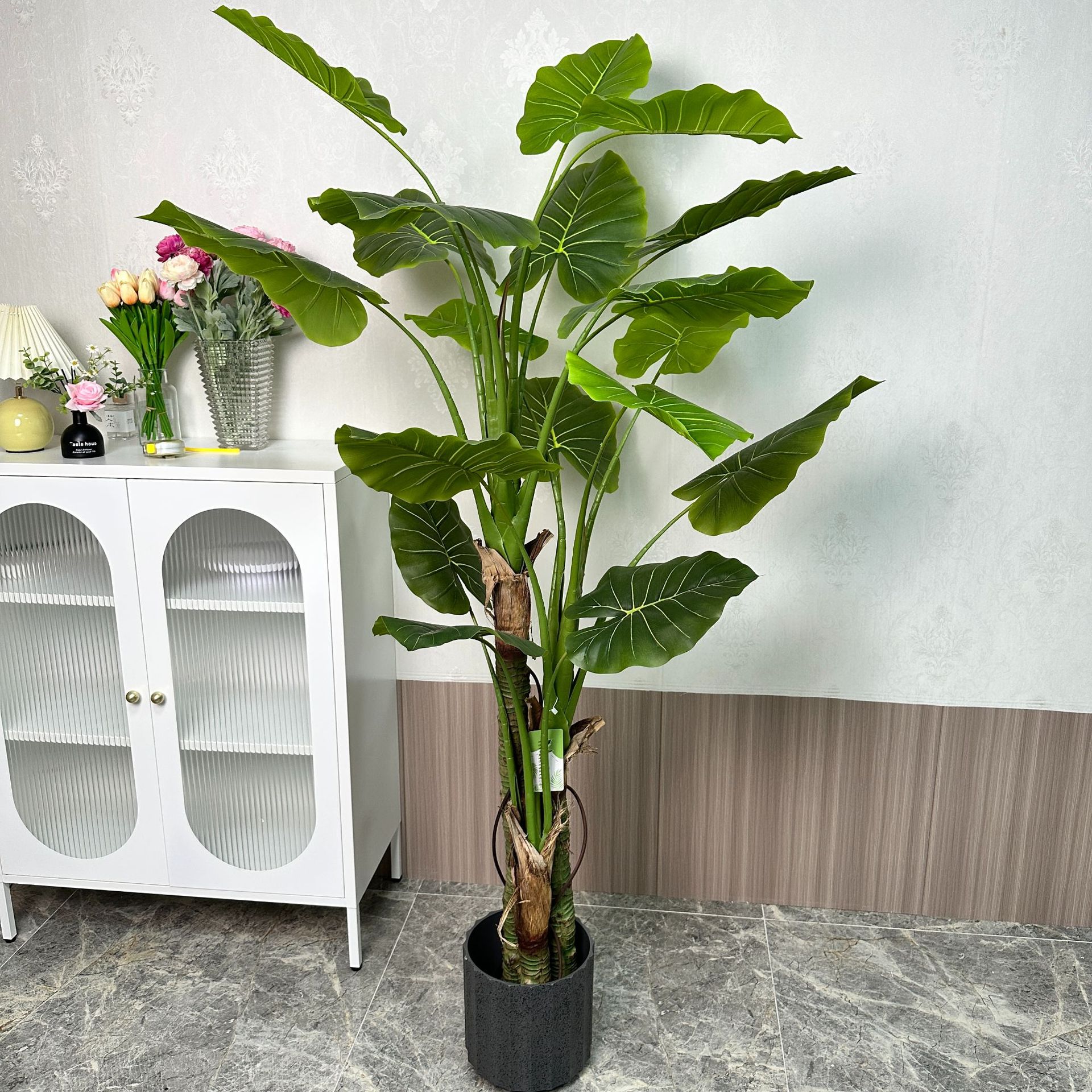 Nórdico paraíso pájaro bonsai salón decoración falso árbol Qin Ye Rong simulación planta maceta planta de simulación al por mayor