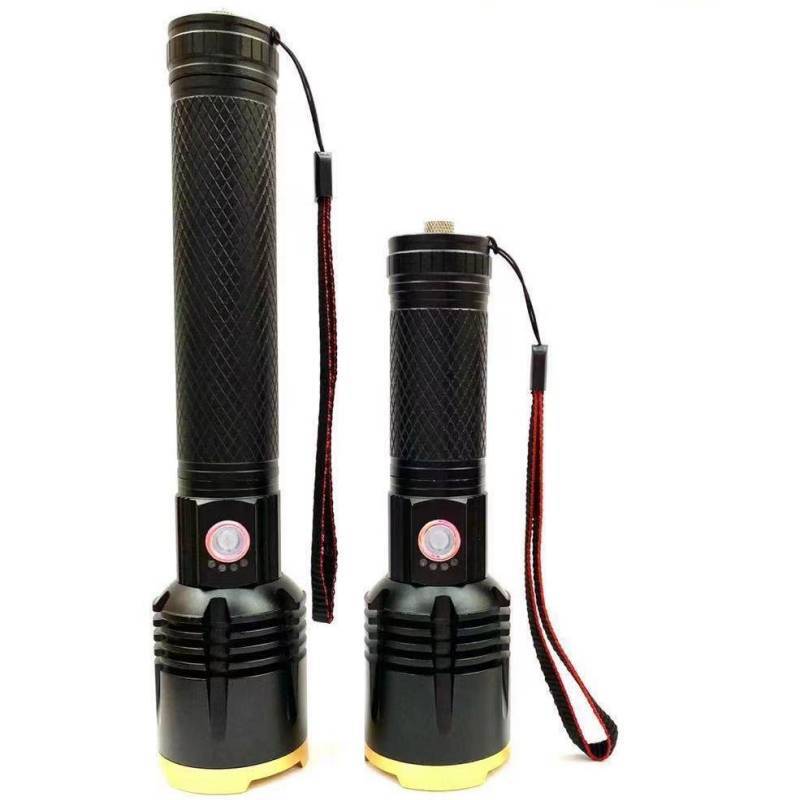 Outdoor Lighting led high-power P50 Strong light aluminium alloy charge Flashlight Searchlight outdoors Flashlight waterproof