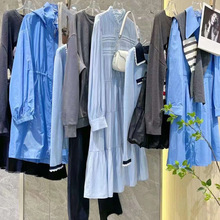 24秋款三彩优雅气质淑女风风衣外套连衣裙上衣裤裙实体店直播尾货