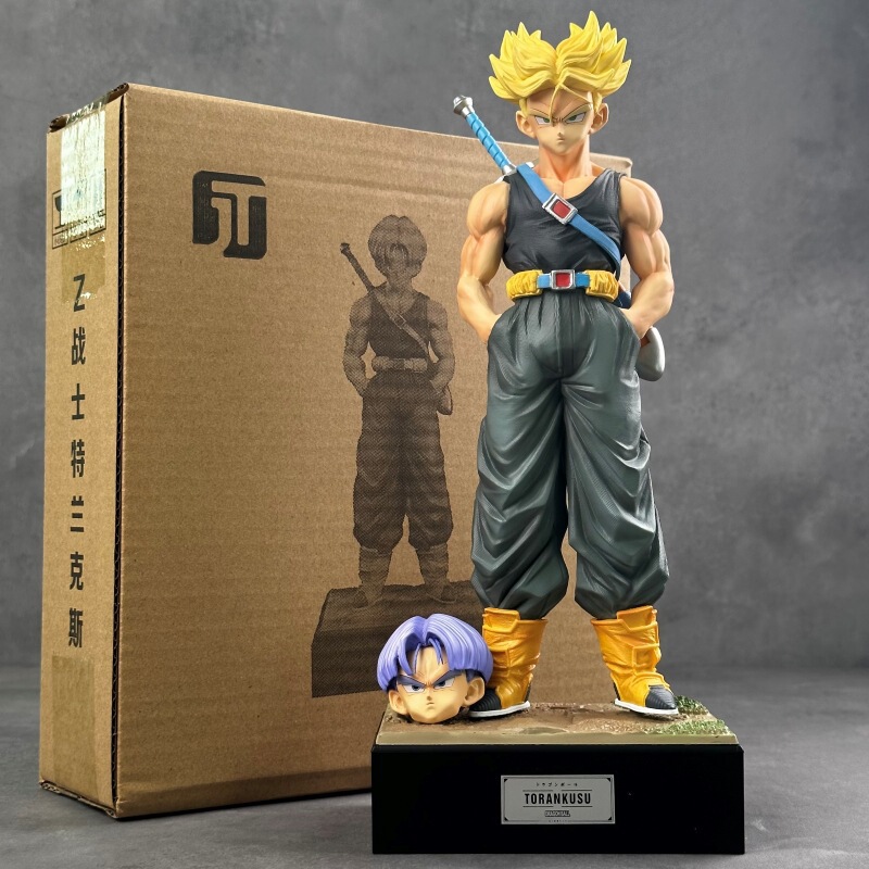 Dragon Ball Anime Merchandise: Infinite Z Warrior, Infinite Trunks with Backward Knife, Double-Headed Figure Desktop Ornament Wholesale Dragon Ball Anime Merchandise: Infinite Z Warrior, Infinite Trunks with Backward Knife, Double-Headed Figure Desktop Ornament Wholesale