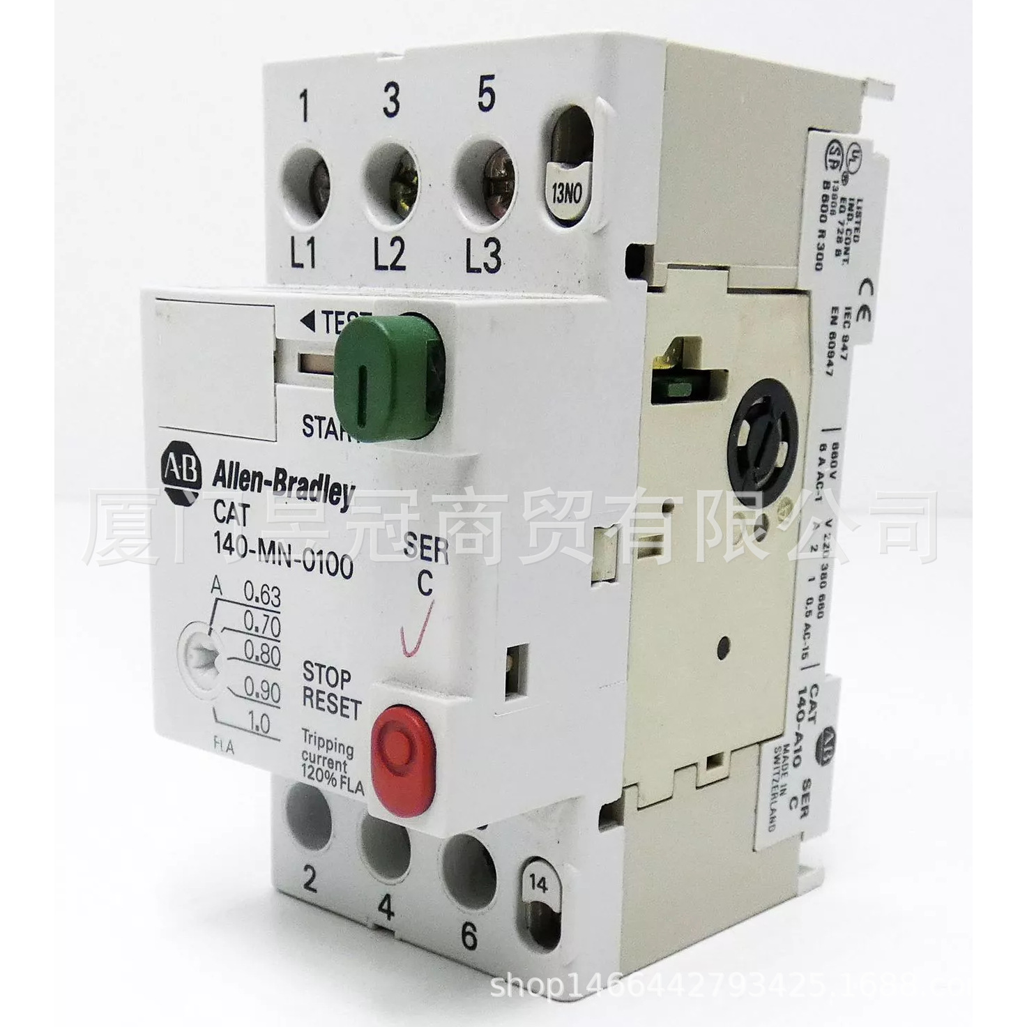 原装进口AB罗克韦尔 断路器140-MN-0100 140-MN-0160 140-MN-0250