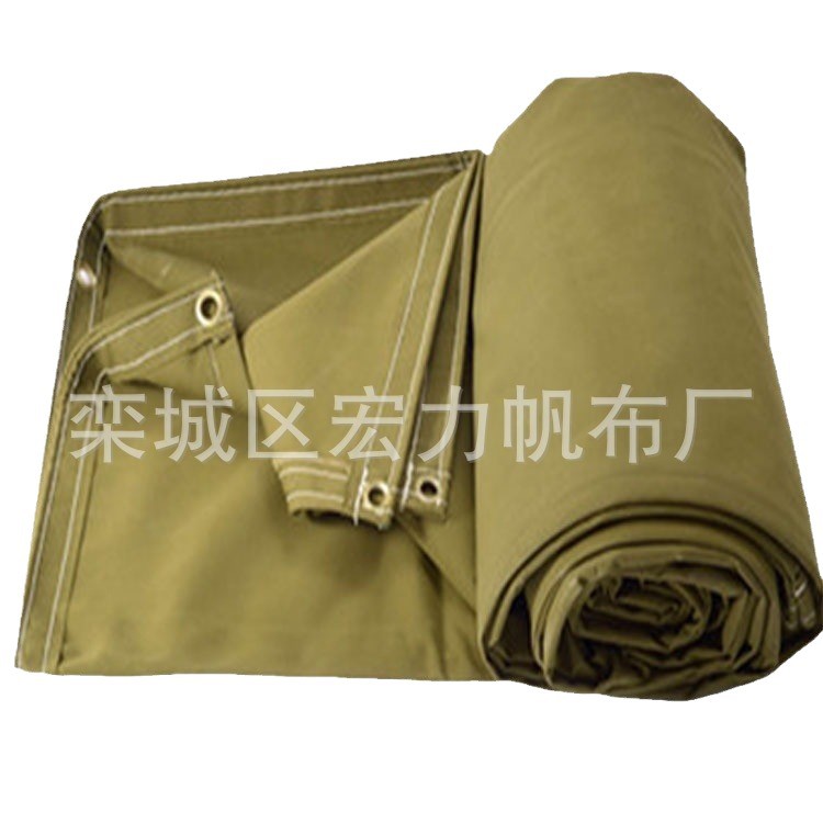 Tela de bolsa de agua de riego de poliéster encriptado para exteriores Tela de flúor retro teñido de color verde amarillo a prueba de agua Ejército lona de silicona amarilla