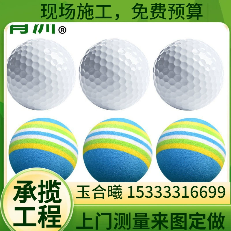 Тренировочный мяч для гольфа PGM, пустой мяч, губчатый мяч для гольфа, двухслойный белый тренировочный мяч для гольфа