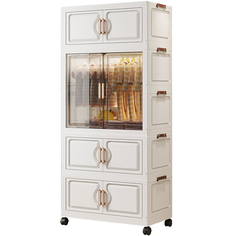 Modular Storage System for Bedroom (Capacious Box) — Ivory, Sizes 70 cm / 78 cm, Multi‑Layer