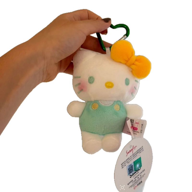 正規版ハローキティぬいぐるみかわいいバッグストラップ車のキーホルダー飾り人形彼女プレゼント|undefined
