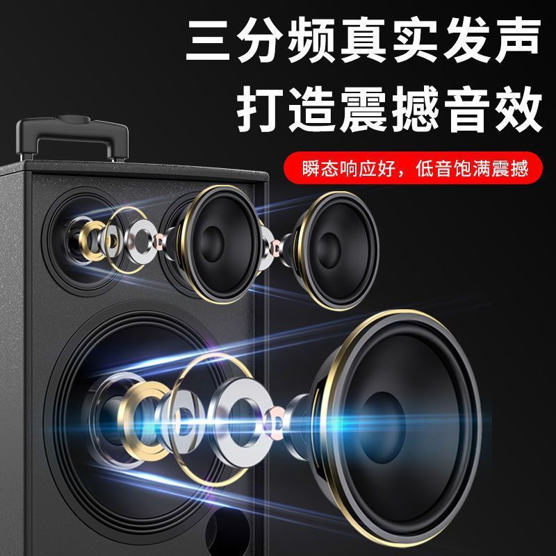 ソニーエリクソン 3ウェイ屋外木製スクエアダンスカラオケ Bluetooth スピーカー ハイパワーショッププロモーショントロリースピーカー|undefined