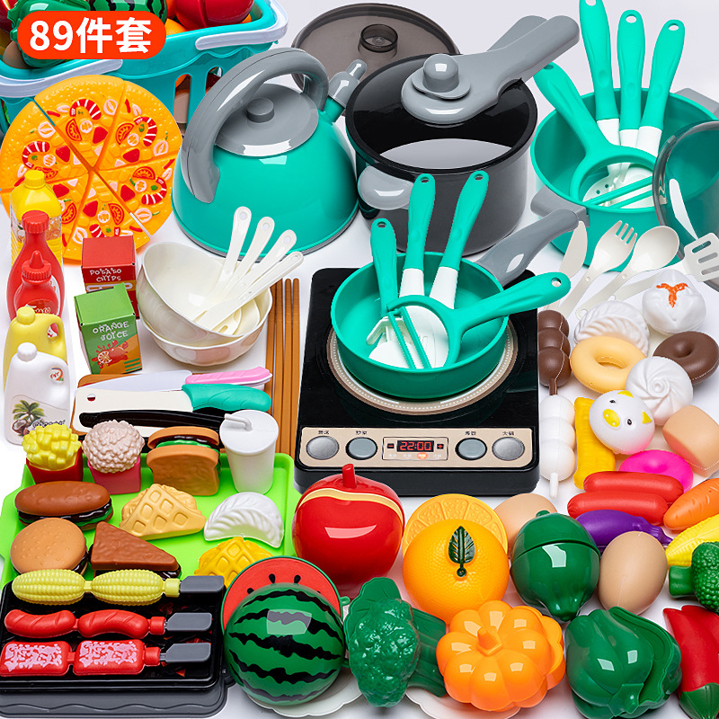 "녹색 농축" 주방 89 세트 (유도 밥솥 피자 포함)