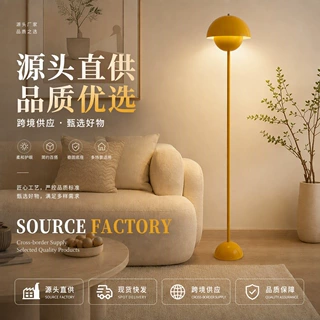 跨境批发落地灯客厅奶油卧室床头氛围花苞灯灯具网红台灯