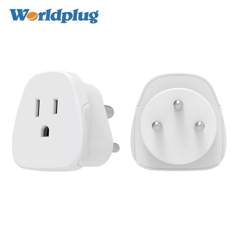 以色列转换充电插座国际充电器美国转以色列10A大功率转换插头