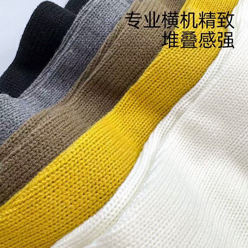 日系大象袜泡泡袜子女针织显瘦平板袜奶白腿套jk堆堆袜连脚小腿套|undefined