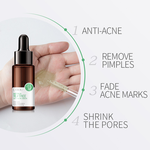 LAIKOU Tea Tree Essence 17ml Facial Moisturizing and Balancing Water and Oil Skin Care Products Manufacturer Source