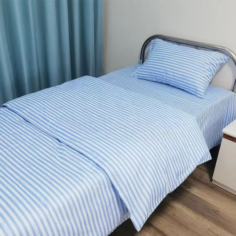 블루 암호화 새틴 폴리 에스테르