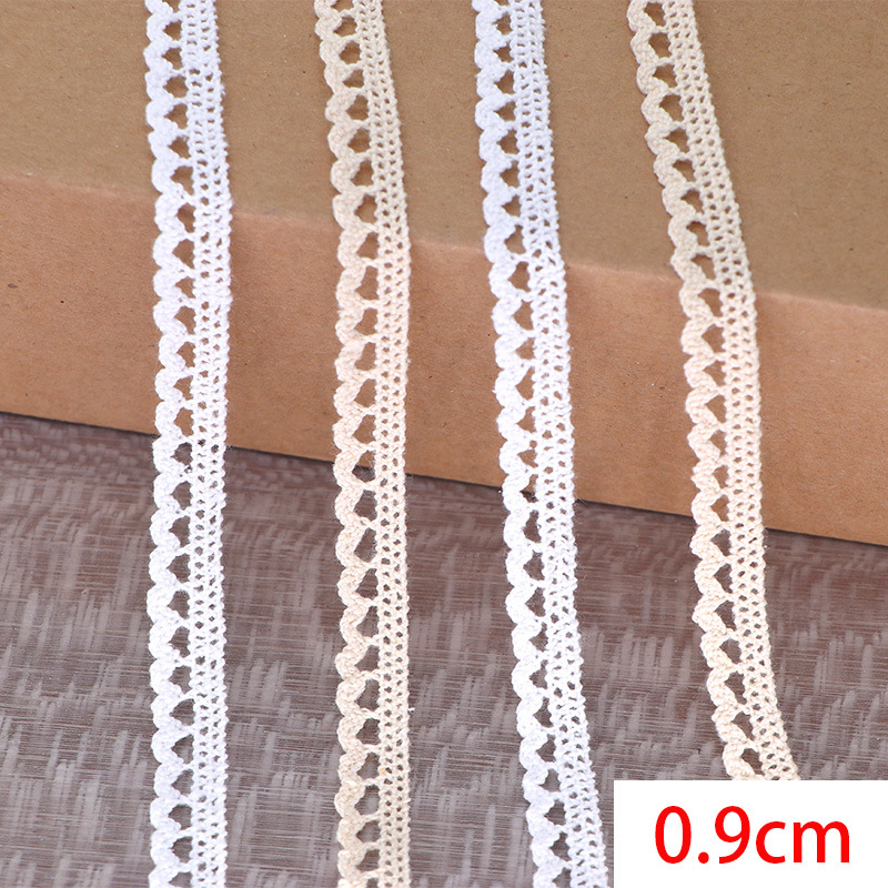 0.9 cm cotton fringe machine-woven trimming for home DIY curtains and bedding accessories