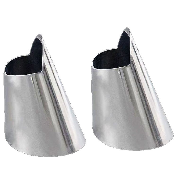 Acero inoxidable hoja de hierro guía de uñas guía de dedo guía de dedo guía de dedo guía de dedo guía de peeling frijoles pulgar