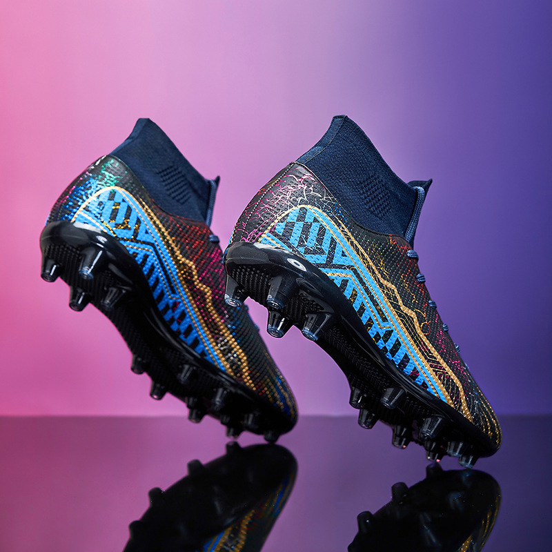 ShoeGlobe Cross-Border Mandarin Duck Football Men's Broken AG Long Nails Youth Children's Sports Boys' Elementary School Training_voghion.com