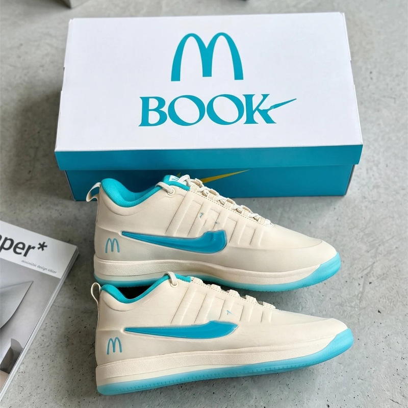 Pure Original Book 2 Basketball Shoes, Book 2 McDonald's Collaboration, Anti-Torsion Comfortable Sports Shoes, Retro Casual Sneakers Pure Original Book 2 Basketball Shoes, Book 2 McDonald's Collaboration, Anti-Torsion Comfortable Sports Shoes, Retro Casual Sneakers