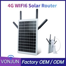 4G Solar WIFI6 Router̫��ܲ忨·������ˮ����4g�DWiFi�W��