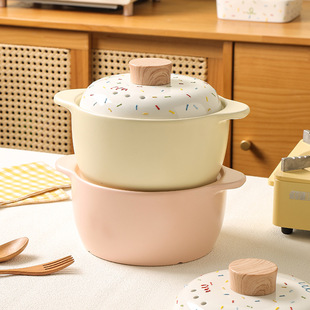 Sugar Needle Casserole Household Gas Stove Stew Pot Soup Stew Soup Ceramic Pot Rice Pot Casserole Electric Ceramic Stove