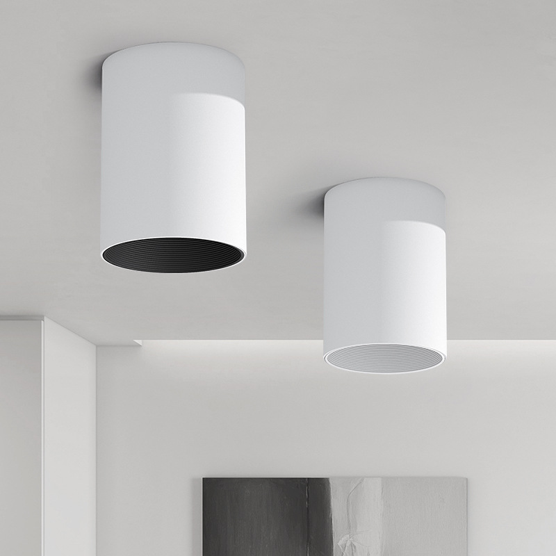 Xiaohongshu recommends surface-mounted downlights without opening cob low blue light household full-spectrum surface-mounted spotlights hill