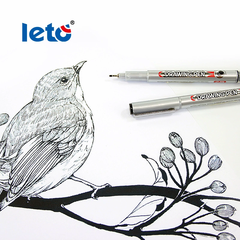 Лету Waterproof art design comics, rollerball pen, liner